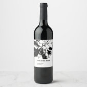 ワイモダンンラベルデザイン ワインラベル (正面)