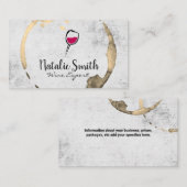 ワイモダンンロゴ | ワイン染色 名刺 (正面/裏面)