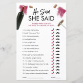 ワイモダンン – 彼は彼女はゲームカードを言った (正面)