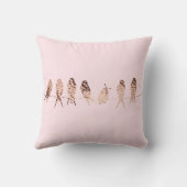 ワイヤアーフェイクトの銅鳥 |装飾用クッション クッション (裏面)