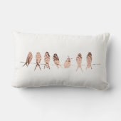 ワイヤアーモダントの銅鳥 |腰枕 ランバークッション (裏面)