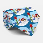ワイヤキツネクリスマスメール ネクタイ (ロール)