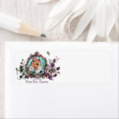 ワイヤキツネテリアアンティークポートレート ラベル (インサイチュ)