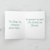 ワイヤキツネテリアクリスマスカード シーズンカード (内部)