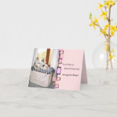 ワイヤキツネテリアグリーティング カード (黄色い花)