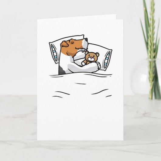 ワイヤキツネテリアスリープシャツ カード (正面)