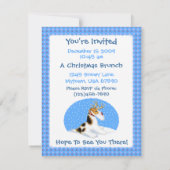 ワイヤキツネテリアトナカイ 招待状 (裏面)