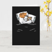 ワイヤキツネテリアパジャマシャツ カード (黄色い花)