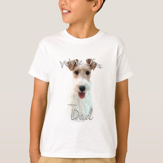 ワイヤキツネテリアパパ2 Tシャツ (正面)