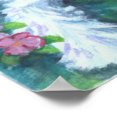 ワイヤキツネテリアプリントポスター ポスター (角)