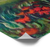 ワイヤキツネテリアプリント ポスター (角)