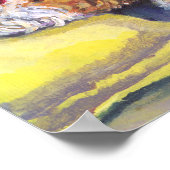 ワイヤキツネテリアプリント ポスター (角)