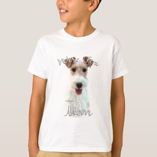 ワイヤキツネテリアママ2 Tシャツ (正面)