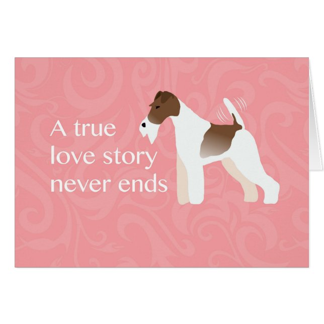 ワイヤキツネテリアミニマリストシルエットデザイン (正面横)