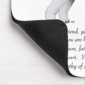 ワイヤキツネテリアメモリ/献身オス マウスパッド (コーナー)