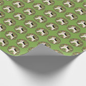 ワイヤキツネテリアリース ラッピングペーパー (角)