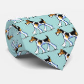 ワイヤキツネテリアートロット ネクタイ (ロール)