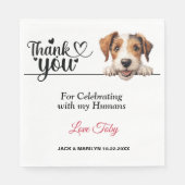 ワイヤキツネテリア紙ナプキンス スタンダードランチョンナプキン (正面)