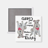 ワイヤキツネテリア食洗機磁石 マグネット (正面/裏面)