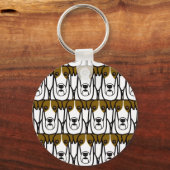 ワイヤキツネテリア キーホルダー (正面)