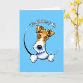 ワイヤキツネテリアIAAM カード (黄色い花)