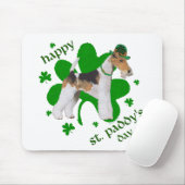 ワイヤキツネテリアSt patricks day マウスパッド (マウス)