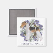 ワイヤキツネ忘れテリア-Me-Not マグネット (正面/裏面)