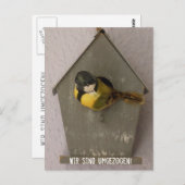 ワイヤシンドumgezogen! – ポストカルテ(ヴォゲルハウス) ポストカード (正面/裏面)