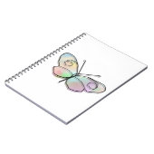 ワイヤバタフライラウンド ノートブック (左側)