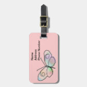 ワイヤバタフライ ラゲッジタグ (正面縦)