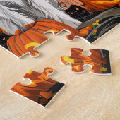 ワイヤフォステリアハロウィン不気味 ジグソーパズル (側面)