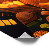 ワイヤフォステリアハロウィン不気味 ポスター (角)