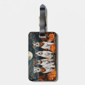 ワイヤフォステリアハロウィン不気味 ラゲッジタグ (裏面縦)