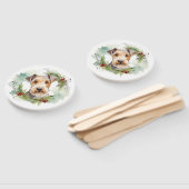 ワイヤフォックステリアクリスマスリースフェスティバルカップ ハンドファン (組立なし)