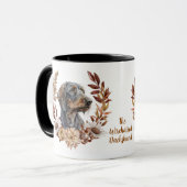 ワイヤフォールドダッシュントドッグオータムリース マグカップ (正面左)