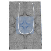 ワイヤフレームパターン08.B LGrey BG ミディアムペーパーバッグ (裏面)