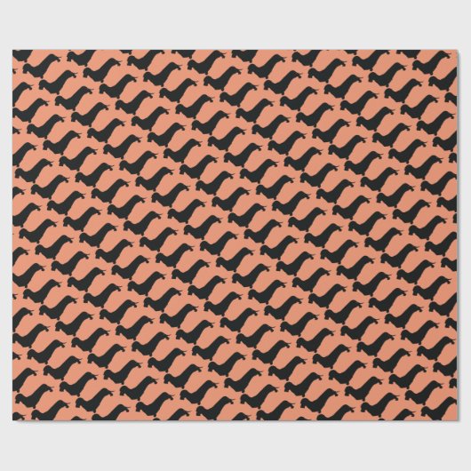 ワイヤヘアダシュンドラッピングペーパー ラッピングペーパー (フラット)