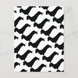 ワイヤヘアダックスシャント葉書 ポストカード