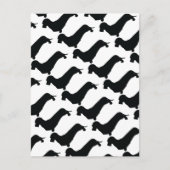 ワイヤヘアダックスシャント葉書 ポストカード (正面)