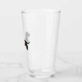 ワイヤヘアドダックスフントボヘミアンフローラシルエット タンブラーグラス (左)