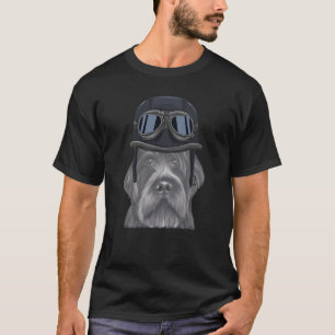 ワイヤヘードポインティンググリフォンヴィンテージモーターサイクルヘル Tシャツ