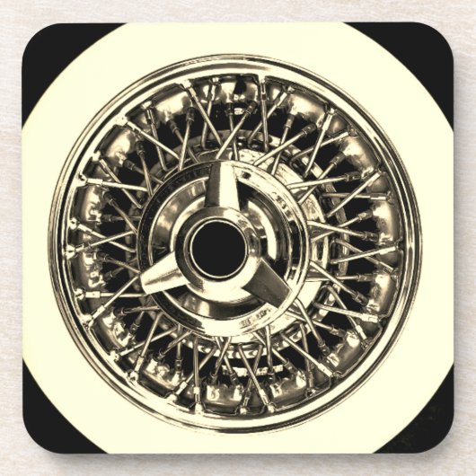 ワイヤホイールスポーツカータイヤコースター コースター (正面)