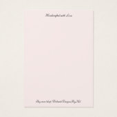 ワイヤラップジュエリーデザイナーイヤリングディスプレイカード (裏面)