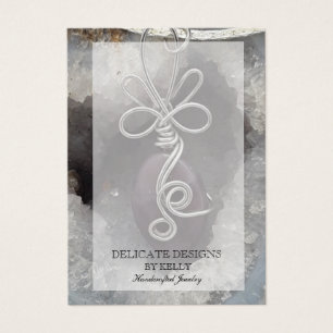 ワイヤラップジュエリーデザイナーイヤリングディスプレイカード