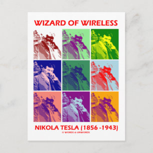 ワイヤレスのウィザード(Nikola Tesla Nine写真) ポストカード