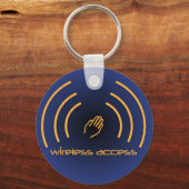 ワイヤレスアクセスクリスチャン祈りの言葉キーチェーン キーホルダー (正面)