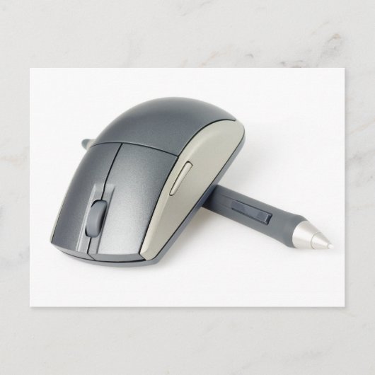 ワイヤレスマウスおよびデジタルペン ポストカード (正面)