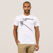 ワイヤーで縛られる Tシャツ (正面フル)