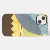 ワイヤーのカラフルな鳥 iPhoneケース (裏面横)