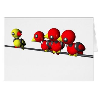 ワイヤーのロボット鳥